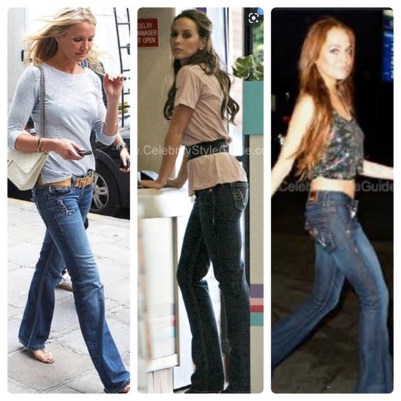 PRVCY Santa Monica Low Rise Dark Wash Bootcut Jeans Size 26 - Picture 2 of 13